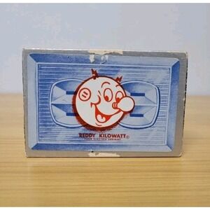 Reddy Kilowatt Playing Card Deck Promotional Mr. Sparky Enchanting USA Made Plug